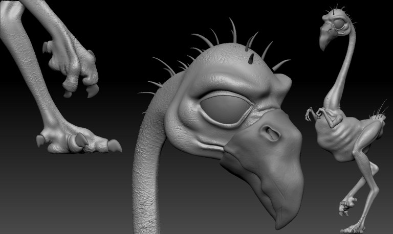 Prehistoric Flamingo