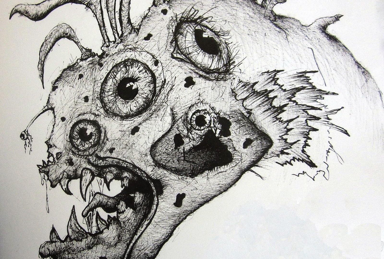 Eight Eyed Eel Sketch