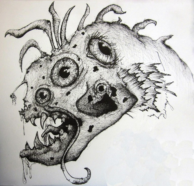 Eight Eyed Eel Sketch