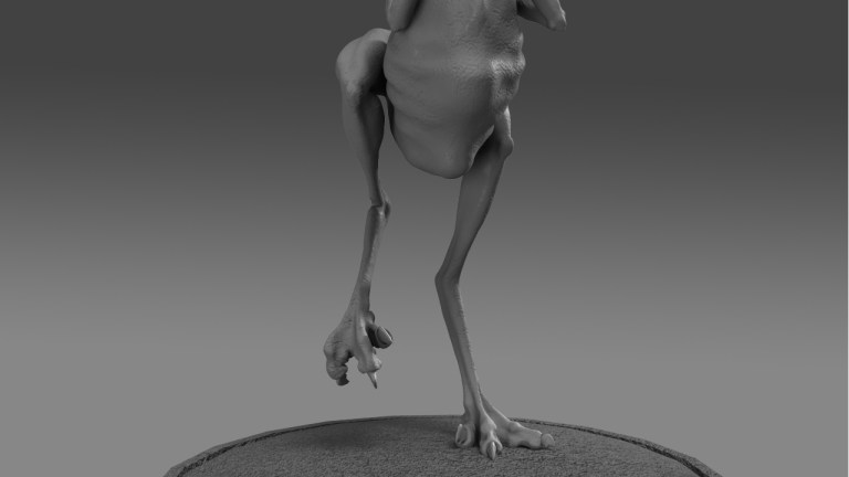 Prehistoric Flamingo 3d Model