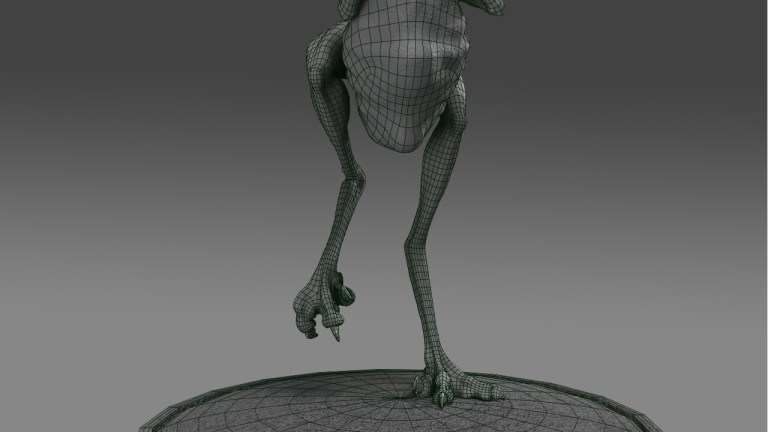 Prehistoric Flamingo 3d Model